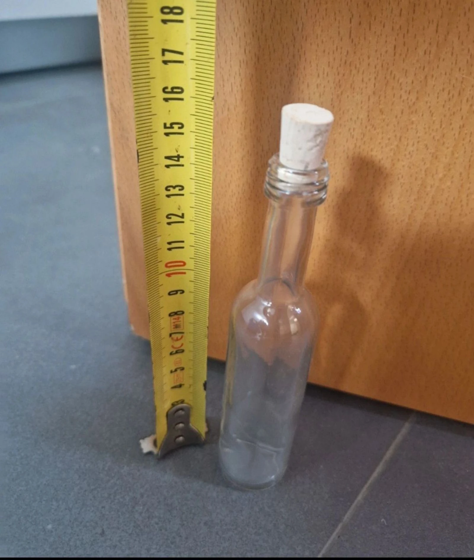 Lote de 21 mini botellas de vidrio con tapón – photo 5